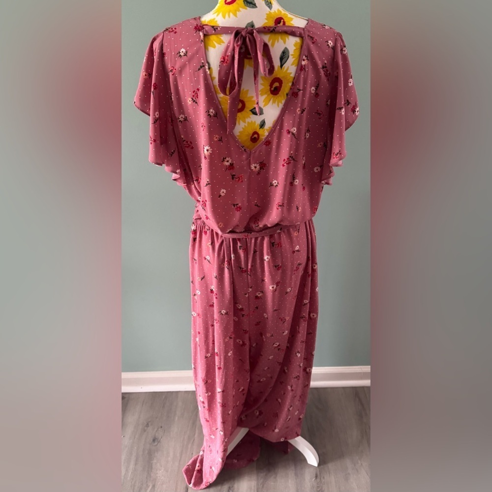 Inspired Hearts Jumpsuit 1X - Picture 2 of 5